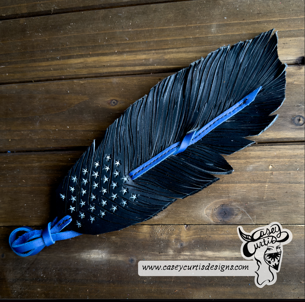 Custom Leather Feathers – Casey Curtis Design