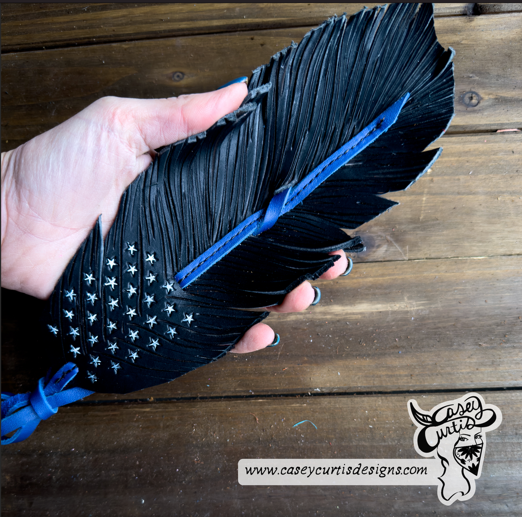 Custom Leather Feathers – Casey Curtis Design